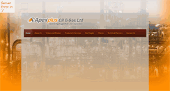 Desktop Screenshot of apexplusoil.com