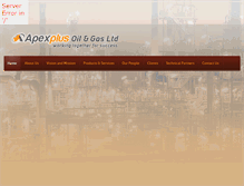 Tablet Screenshot of apexplusoil.com